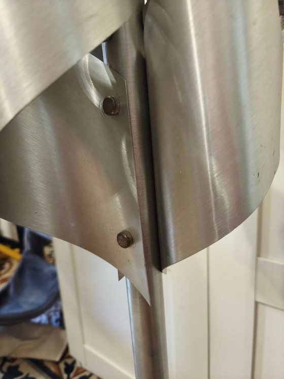 Vloerlamp in ruimtetijdperk – Vloerlampen, Aluminium (photo 11 of 16)