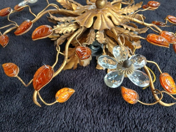 Image 1 of Florentine Banci Firenze Wall/Ceiling Light, 1970s, Maison Bagues, Italian Design