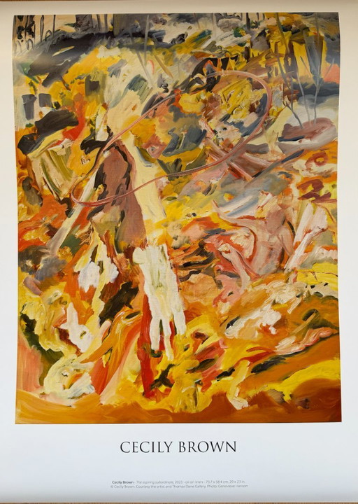 Cecily Brown, the Aspiring Subordinate, 2023, Copyright Cecily Brown, Courtnesy the Artist and Thomas Dane Gallery