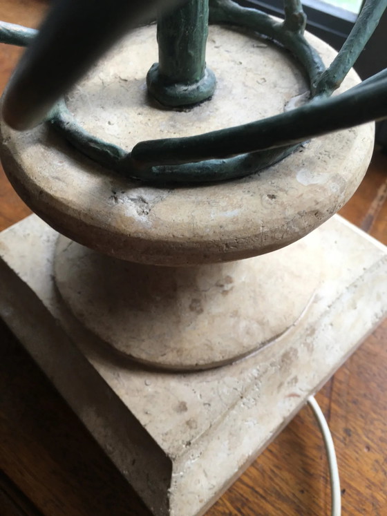 Stone and metal lamp – Table lamps, Vintage (photo 9 of 11)