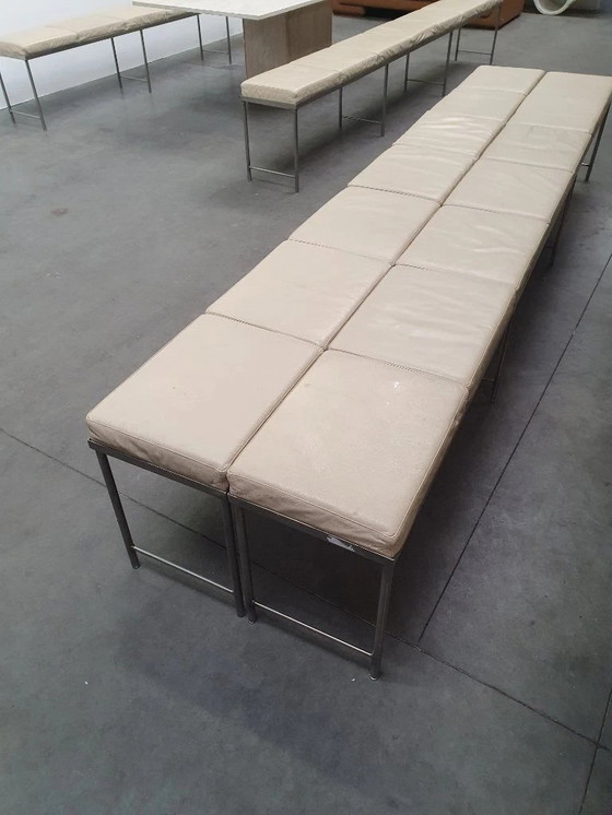 Image 1 of Design XL sofa daybed lounge stainless steel minimalist