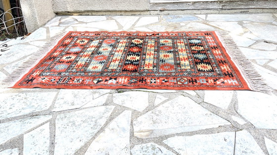 Image 1 of Vintage silk and cotton rugs