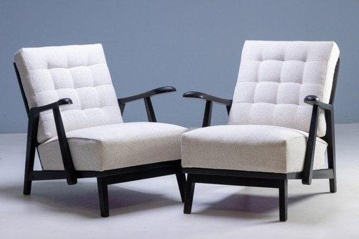 Art Deco Sessel von KrásnáJizba, 1950er (2er-Set)