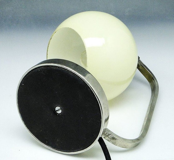 Mid-Century Glass and Metal Bedside Lamp, 1950s – Table lamps (photo 6 of 10)