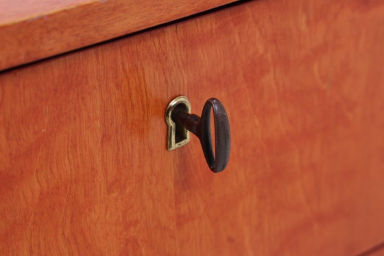 Image 1 of Vintage ladekast | Mid Century ladekast | houten opbergmeubel 60s #07-45