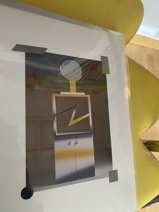 Image 1 of Memphis Design Sottsass, Mendini, Mariscal etc. file folder 1981 original 