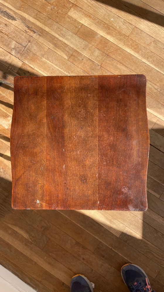 Image 1 of TAFEL Haute CHEVET gedraaid hout stijl