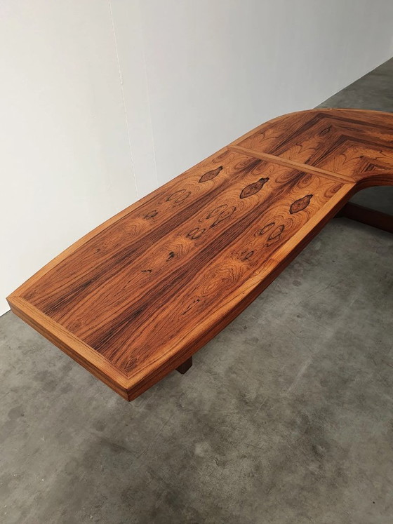 Image 1 of Vintage Rosewood Boomerang Coffee Table 70s Danish Design