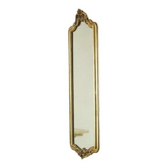 Image 1 of Smalle Klassieke Vintage Spiegel Barok Stijl Goud 72cm