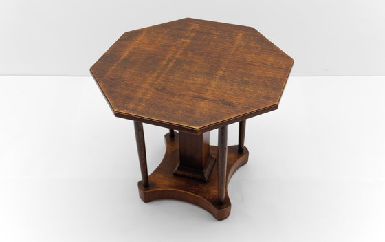 Image 1 of Art Deco Wooden Table, Germany, 1940s