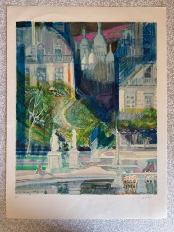 Image 1 of Paul Ambille – Farblithografie „Das Heilige Herz“