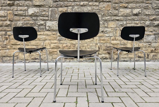 Egon Eiermann stoelen, vintage, midden 20e eeuw, jaren 60/70, loftstudio – Kuipstoelen, Wood (photo 7 of 9)