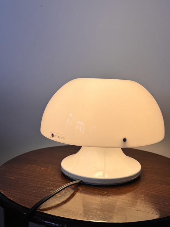 Image 1 of Lampe de table vintage Harvey Guzzini – Modèle "Nule" – Design Luigi Massoni – Made in Italy