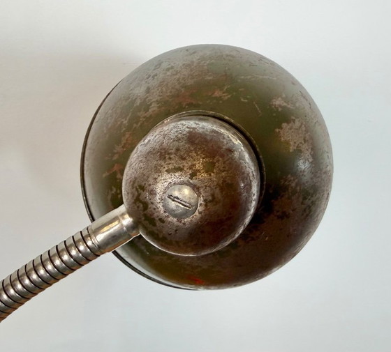 Image 1 of Industrial Workshop Gooseneck Table Lamp, 1960s