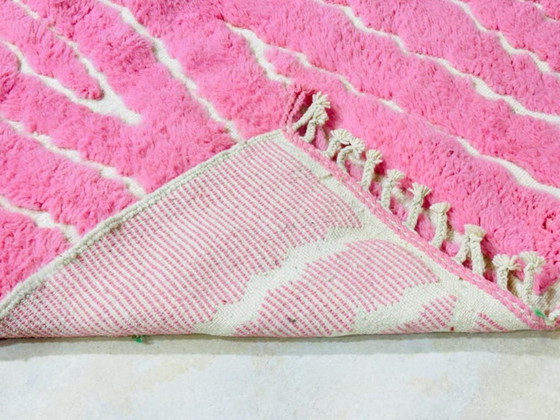 Image 1 of Rosafarbener Berberteppich aus Naturwolle 200cmx300cm