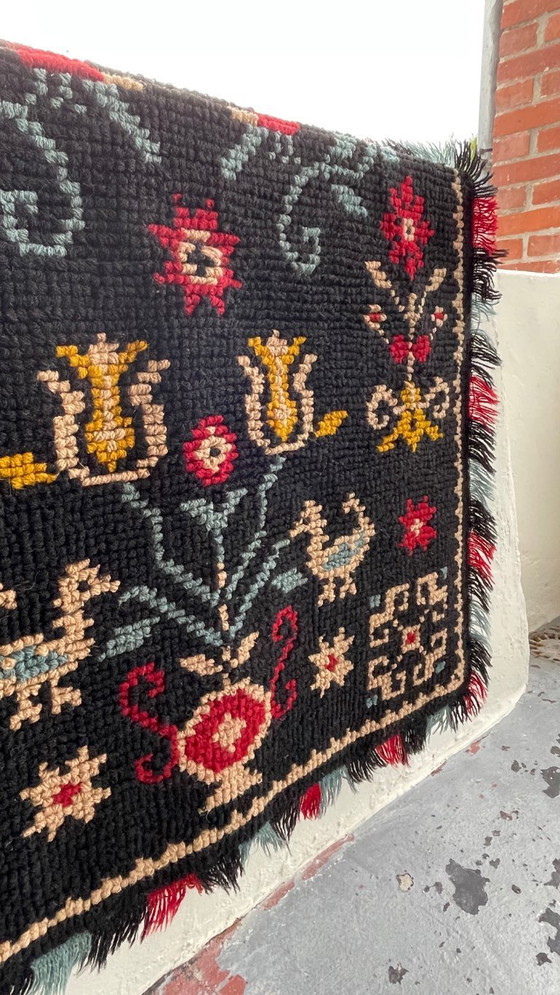 Image 1 of Wandtapijt Decoratief Tapijt Wol Frankrijk Vintage