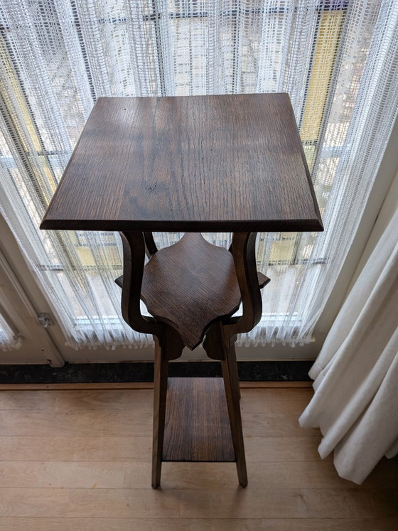 Porte-plantes, piédestal, Art Nouveau – Bois (photo 13 of 17)