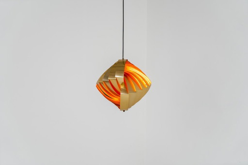 Suspension « Konkylie » de Louis Weisdorf pour Lyfa (Danemark, années 1960).