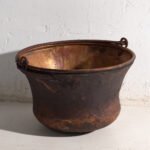 Antique copper cauldron – Central Europe, circa 1900 – Kitchen accessories, Iron (photo 6 of 40)
