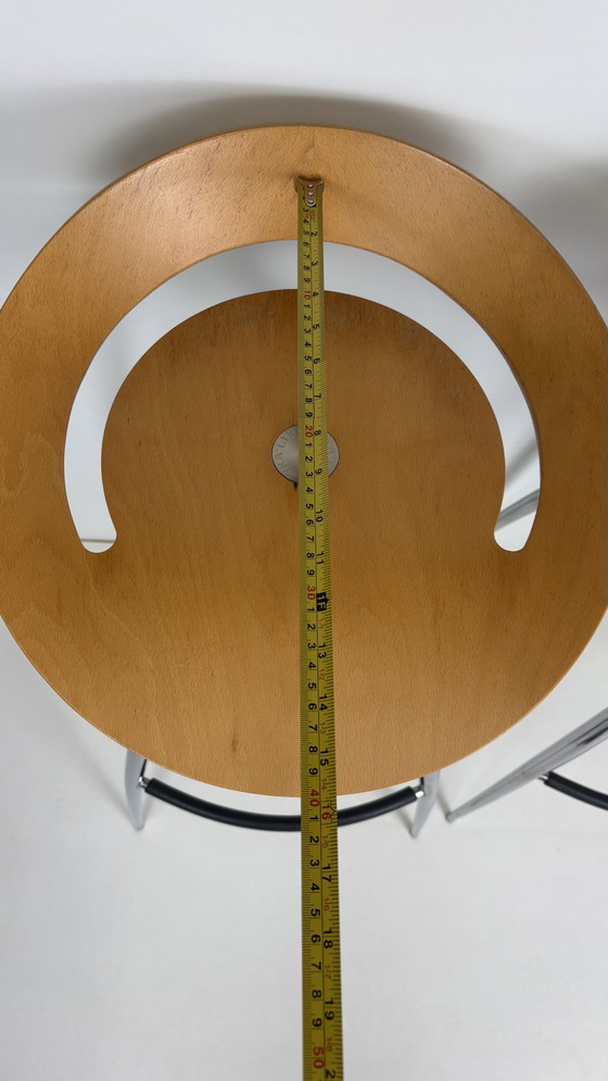 Image 1 of Vintage Magis Lyra set of bar stools Design Group Italia