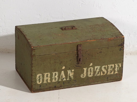 Antike grüne Truhe (ca. 1920) #20 – Kommoden, Rustic (photo 11 of 39)