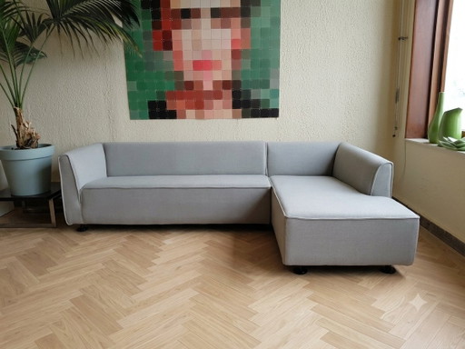 Sofá esquinero Gelderland 4800 gris reacondicionado