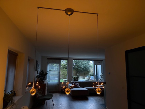Image 1 of Quasar skirt pendant lamp, 3 lights