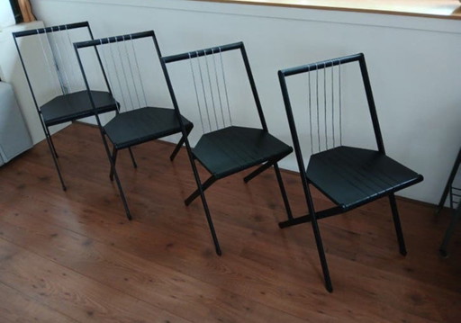 Lucci & Orlandini ELAM Uno Margherita designstoelen set van 2 – Made in Italy – vintage