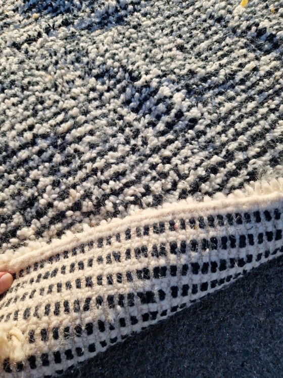 Image 1 of Tapis beni ouraine en laine pure traditionnelle taille 2,5/3 m