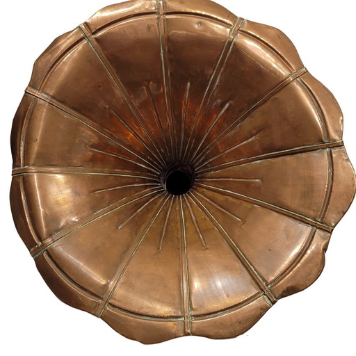 Gramófono “La voz de su amo”, madera de roble, 1910 – Francia
