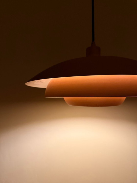 Image 1 of Lampada a sospensione vintage danese in rame - Lampada di design danese