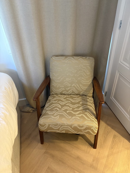 Fauteuil Gloednieuwe bekleed avec Pierre Frey 