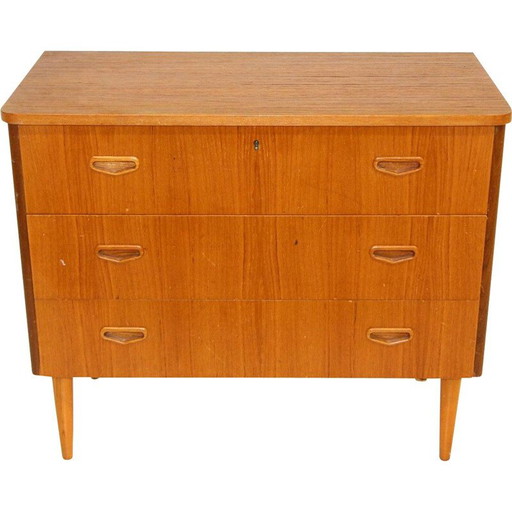 Commode vintage en teck, Suède 1960