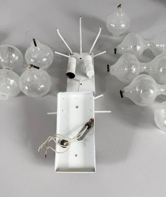 Image 1 of Ensemble de 2 appliques murales, modèle : « Tulipan 9 WA » pour KALMAR FRANKEN KG, Autriche, années 1960