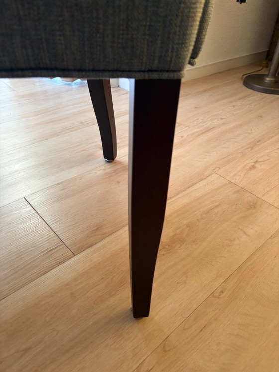 Set Van 4 Mulleman Soho Eetkamerstoelen Blauw – Textile (photo 8 of 9)