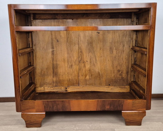 Comò Art Déco Friulano 1940 – Manifattura Italiana, Cassettiere, Legno (photo 30 of 31)