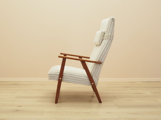 Poltrona in Teak, Rivestimento in Velluto, Anni '60 – Poltrone, Tessile, Legno (photo 5 of 13)