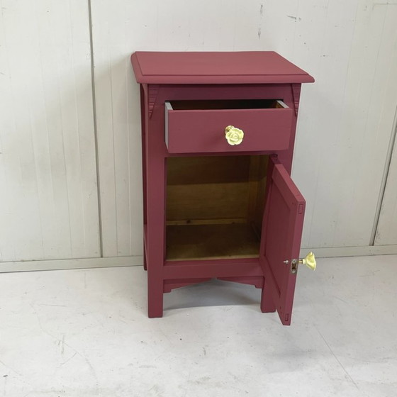 Image 1 of Brocante francese Antico Restyle Bordeaux Comodino