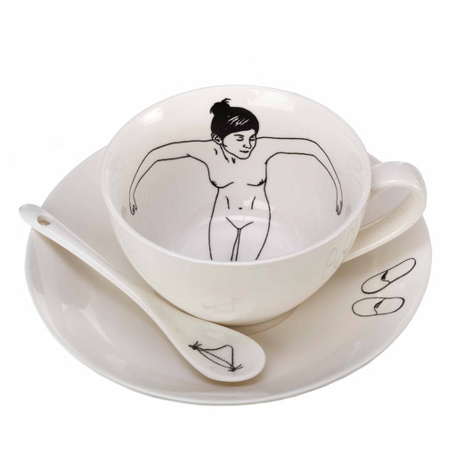 Pols Potten Undressed Tee Cups Set of 4