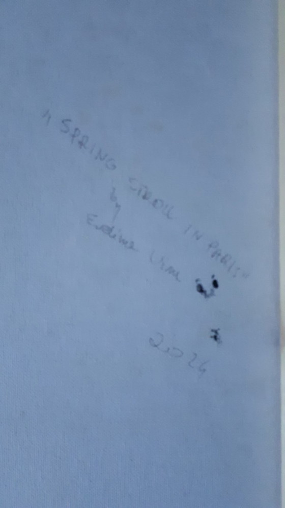 Image 1 of Evelina VINE - Passeggiata primaverile a Parigi - Dipinto dell'artista