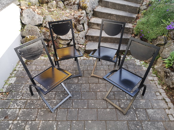 Image 1 of Chaises design KFF Sinus – lot de 4 – classiques vintage des années 80