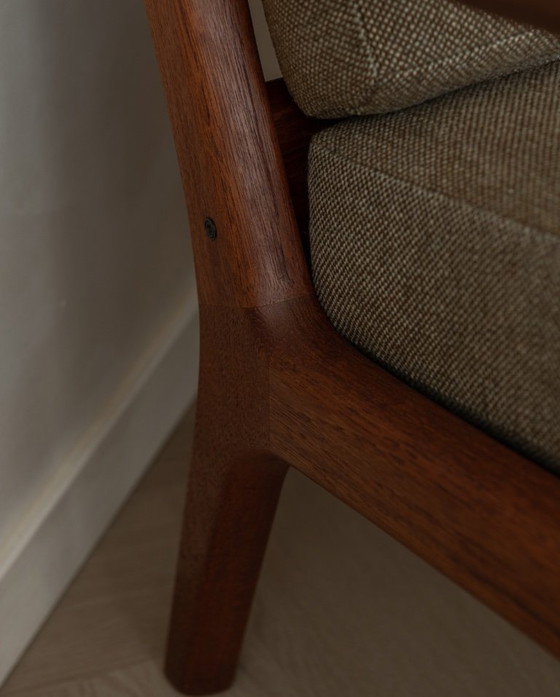 Image 1 of Fauteuil Senator vintage par Ole Wanscher pour Cado | Fauteuil lounge danois en teck | Style scandinave moderne | Années 1960