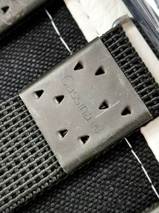 Image 1 of LC-4 Lounge Chair in White Leather by Le Corbusier for Cassina, 1980s