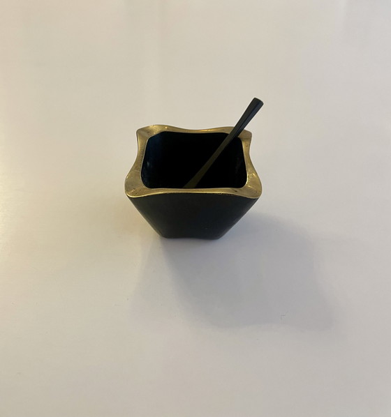 Image 1 of Walter Bosse Aschenbecher au Messing pour Hertha Baller Vienne 