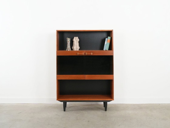 Image 1 of Vitrine aus Teakholz, dänisches Design, 1970er Jahre, Produktion: Dänemark