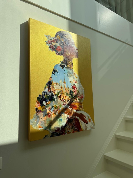 Face 115 Gold – Gemälde & Zeichnungen, Canvas (photo 2 of 6)