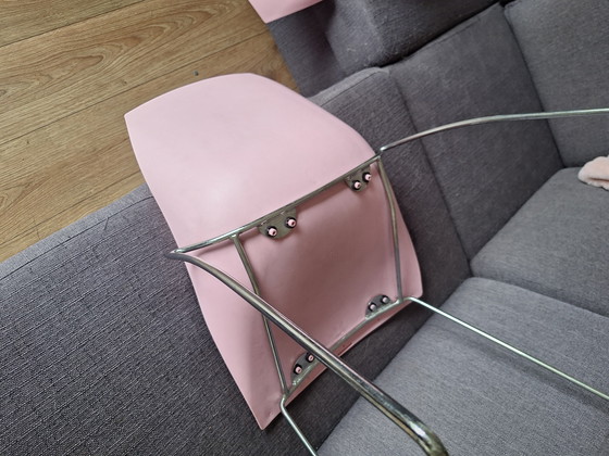 Image 1 of Deux chaises design Parri Hoop rose - Marco Maran