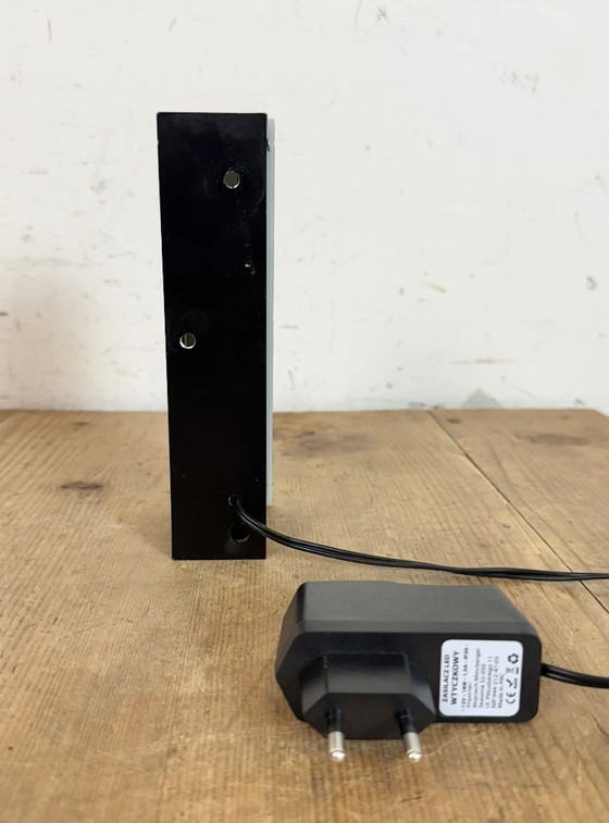 Image 1 of Vintage Grey Illuminated Letter I , 1970s