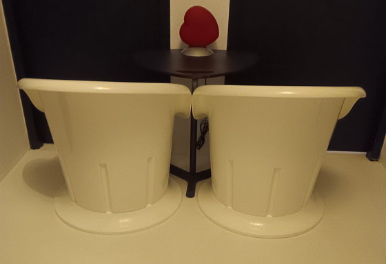 Image 1 of Popptorp Bucket Chair Designed By K. & M. Hamburger For Ikea In 1990