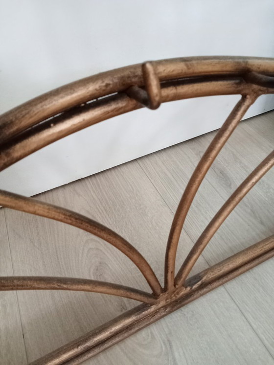 Image 1 of 3 delig Palazzo art / art nouveau vestibule set spiegel kapstok paraplu houder goud metaal kleur